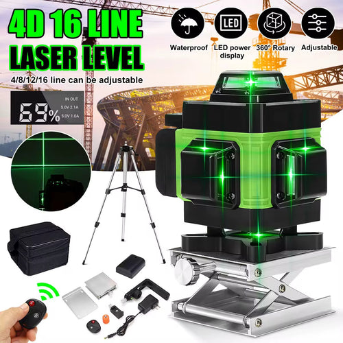 Laser vert 4D – Précision 360° pour travaux parfaits